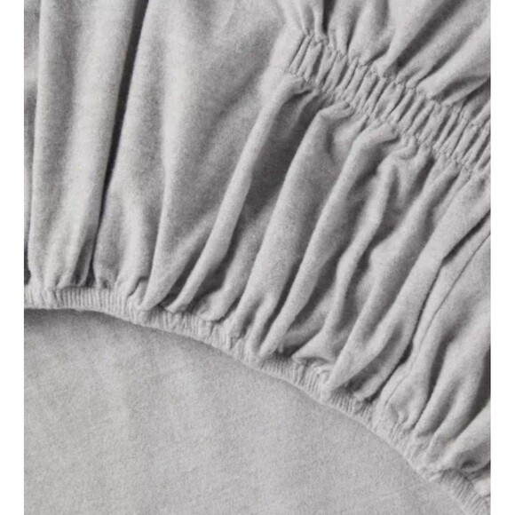 Threshold Ultra Soft Flannel Sheet Set Twin/Twin XL Melange Gray NEW - Picture 4 of 6